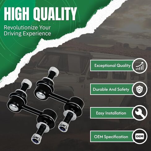 K750084 2PCS Front Stabilizer Sway Bar End Links for Subaru 2006 2007 B9 Tribeca, 2013-2015 XV Crosstrek, 2010-2014 Outback, 14-18 Forester, 2016-17 Crosstrek, 08-14 Tribeca, 15-19 WRX/WRX STI in Saudi Arabia