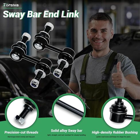 K750084 2PCS Front Stabilizer Sway Bar End Links for Subaru 2006 2007 B9 Tribeca, 2013-2015 XV Crosstrek, 2010-2014 Outback, 14-18 Forester, 2016-17 Crosstrek, 08-14 Tribeca, 15-19 WRX/WRX STI in Saudi Arabia