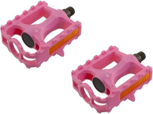 PRO+ زوج من دواسات الدراجة البلاستيكية 543 MTB - محور 9/16 بوصة و1/2 بوصة، دواسات منصة مركبة لدراجات MTB، الطراد، الأطفال والدراجات العتيقة - محمل فضفاض، خفيف الوزن ومتين in Saudi Arabia