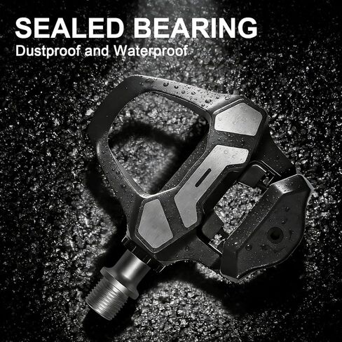 MZYRH Road Bike Pedals,9/16" Lightweight Nylon Clipless Pedals with Cleats Set Compatible with SPD-SL System in Kuwait