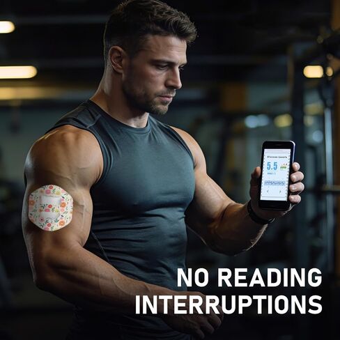 ANGTICS Omnipod 5 بقع مقاومة للماء، 30 قطعة من الرقع اللاصقة المقطوعة مسبقًا لـ Omnipod 5، أغطية مستشعر CGM خالية من اللاتكس ولا تسبب الحساسية، تدوم طويلاً 10 أيام + رقعة مستشعر الجلوكوز (زهور الباستيل) in Kuwait