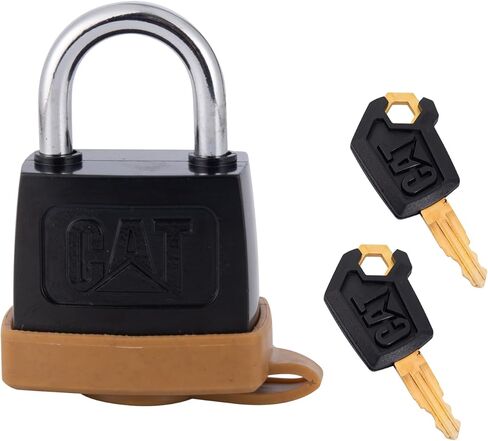 Cat Padlock with Keys for Caterpillar Replacement of 5P8501 5P8500 2462641 Replace More Need Locked Equipments 1 Pack in Kuwait