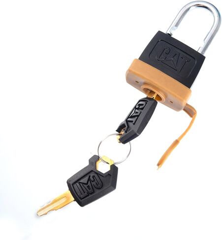 Cat Padlock with Keys for Caterpillar Replacement of 5P8501 5P8500 2462641 Replace More Need Locked Equipments 1 Pack in Kuwait
