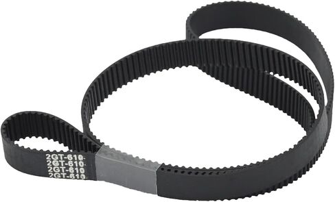 2GT GT2 300 320 350 360 376 380 400 500 600 610 مم مطاط حلقة مغلقة 2GT عرض التوقيت 10 مم (اللون: العرض 10 مم، الحجم: 2GT-376 مم) in Kuwait