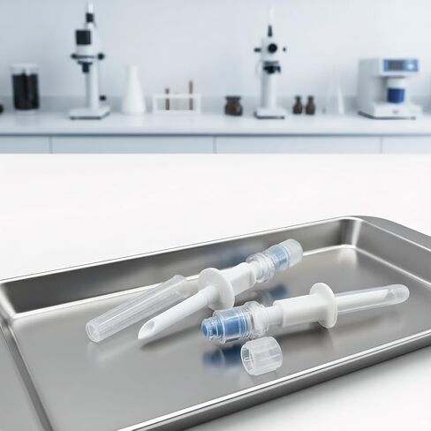 25PCS Vial Access Device with Luer Adapter, Needleless Connector with Transfer Tip, Sterile Individually Wrapped&for Veterinary and Lab in Saudi Arabia