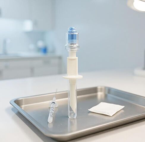 25PCS Vial Access Device with Luer Adapter, Needleless Connector with Transfer Tip, Sterile Individually Wrapped&for Veterinary and Lab in Saudi Arabia