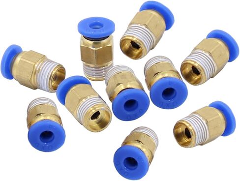 5/10 قطعة أجزاء طابعة ثلاثية الأبعاد موصلات هوائية PC4-01 1.75 مم PC6-01 3.0 مم PTFE أنبوب مقرنة J-head تركيبات (PC6 01 أزرق، 5 قطع) in Saudi Arabia