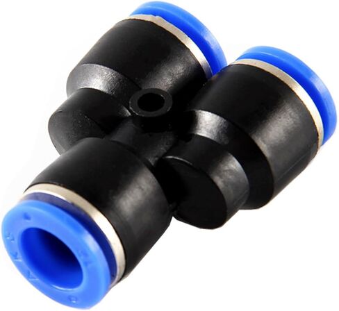 PY pneumatic connector tee connector 4-16mm air hose quick plug connector pneumatic component plastic pipe joint fittings(PY-6) in Saudi Arabia
