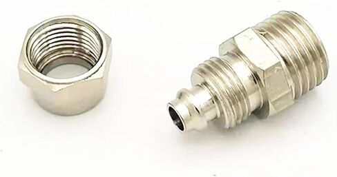 10PCS/LOT Pneumatic connector air tube Lock nut type fittings for 6mm 8mm pipe(For 8mm tube,3/8 inch) in Saudi Arabia