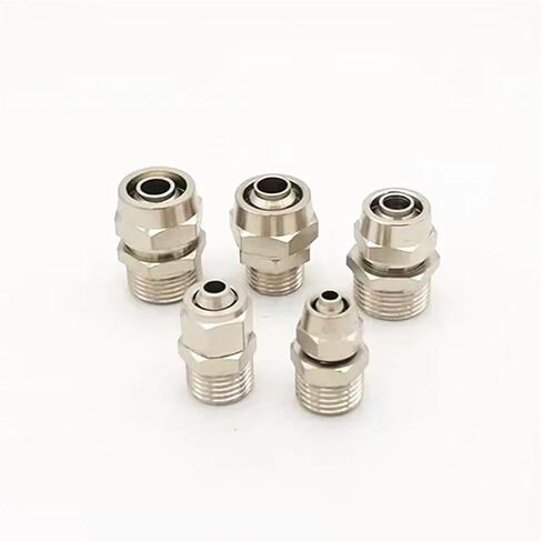 10PCS/LOT Pneumatic connector air tube Lock nut type fittings for 6mm 8mm pipe(For 8mm tube,3/8 inch) in Saudi Arabia