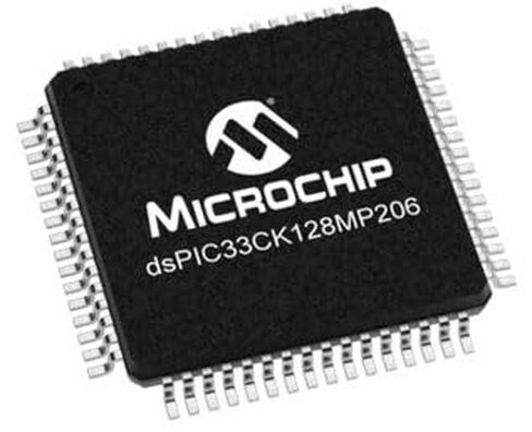 Microchip, DSPIC33CK256MP206-E/PT, 16bit Digital Signal Controllers - 256Kbytes Flash Memory - 64-pin TQFP - 3.0 to 3.6V - DC to 100MIPS - 250 ps PWM Resolution - CAN FD - -40°C to +125°C (10 Item/s) in Saudi Arabia