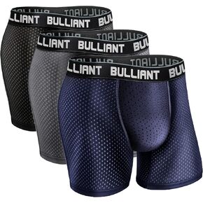 Mens Underwear Briefs 3 Pack,Mesh Athletic Sports Boxer Briefs Low Rise Waisted for Men No Fly in Kuwait