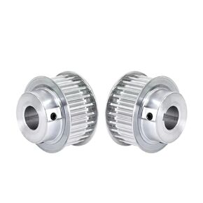HTD 8M Synchronous Pulley 16Teeth Bore 8-20mm Teeth Pitch 8mm Width 25/30mm 1Pcs(8mm-Keyway 3x1.4mm,27mm(for Belt 25mm)) in Saudi Arabia