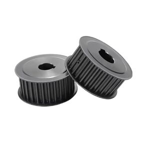 30Teeth HTD 8M Steel Timing Pulley AF Type Belt Width 40mm Bore 8-28mm 1Pcs(18mm-Keyway 6x2.8mm) in Saudi Arabia