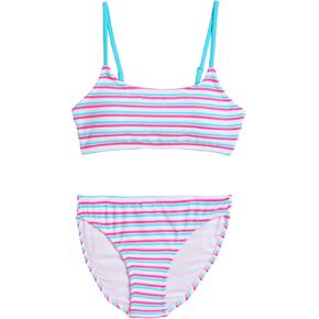 بيكيني قصير للمراهقين من Snapper Rock Girls Sorbet Stripe (للأطفال الكبار) in Saudi Arabia