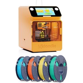 طابعة ثلاثية الأبعاد للأطفال، آمنة للأطفال، طابعة ألعاب ثلاثية الأبعاد، رفيق تعلم العلوم والتكنولوجيا والهندسة والرياضيات، واي فاي والتحكم في التطبيقات، مكتبة ألعاب التحديث الأسبوعي، شاشة تعمل باللمس، تتضمن 4 خيوط PLA للاستخدام المنزلي والمدرسة in Kuwait