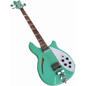4-String Semi-Hollow Electric Bass Guitar with F-Hole -20 Fret Alder Wood Construction in Saudi Arabia