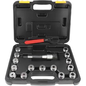 مجموعة حامل كوليت R8 ER32 مكونة من 17 قطعة R8 End Mill ER32 طقم تشاك كوليت لآلة النقش باستخدام الحاسب الآلي وأداة مخرطة الطحن (دقة 0.0004 بوصة) in Kuwait