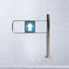 بوابة متأرجحة ذاتية الإغلاق للمداخل العامة ذات حركة المرور العالية، اليد اليمنى، 70 × 97 سم، حاجز أمان متين، سهل التركيب، مثالي للتحكم في الحشود in Kuwait