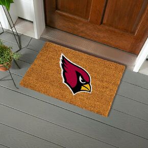 Team Sports America NFL Arizona Cardinals Coir Doormat 36"x24", Officially Licensed Team Logo, Extra Large Front Door Mat, Outdoor Indoor Entrance Rug, Non-Slip Welcome Mat for Porch Patio in Saudi Arabia