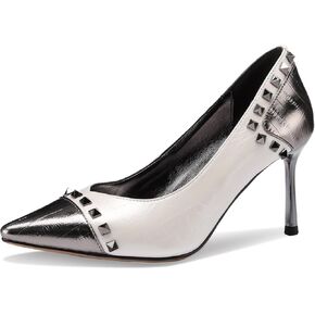 TDD Flower High Heels for Women Pointed Toe Pumps Rhinestone Crystal Closed Toe Chunky Block Dressy Comfortable Sexy Elegantes Wedding Slip On Formal Prom Sparkly 3 Inch Pump in Kuwait