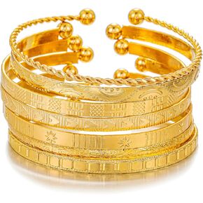 مطابقة سوار القلب مجموعة للنساء | 14K Gold Plated Love Love Friends Bracelets 2-Pack | مطابقة الأساور للزوجين له وللأخاف in Kuwait