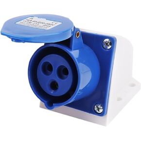 Industrial exposed socket 3 holes 16A3X16A aviation socket waterproof IP44 ZQ-113(3 core 16 113 hollow) in Kuwait