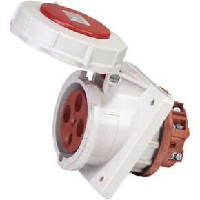 4P 63A IP67 waterproof concealed oblique socket SP-205 industrial socket in Kuwait