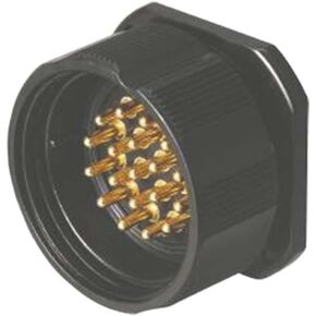 Waterproof 19-core industrial metal aviation and socket connector stage lighting pass-through cabinet silicon box for docking(19 core concealed socket GPMZ19) in Kuwait