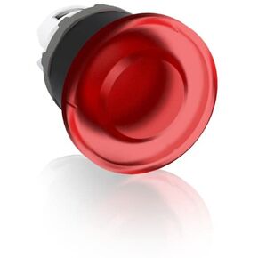 MPM1-11R, Mushroom pushbutton, 40mm Head, Mom, Red, Illum, Black Plastic, No Contact Block in Saudi Arabia