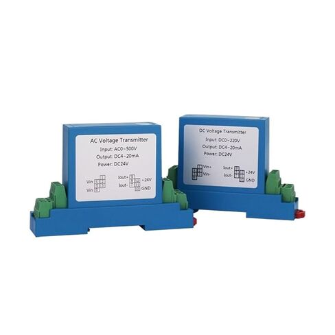 AC Voltage Transmitter AC0-200mV-1500V Voltage Detection 4-20mA 0-5V 10V RS485 Output Analog Output Sensor Transducer(Output 4-20mA,AC0-75mV) in Saudi Arabia