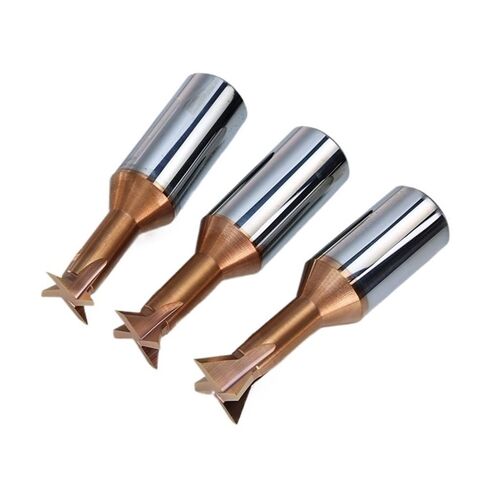 Carbide Dovetail Milling Cutter CNC Tool 30 45 60 75 90 120 Degree Tungsten Steel Machining Tool(8mm,45 Degree) in Saudi Arabia