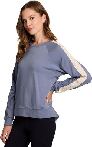 RBX Active Women's Fashion Regular/Cropped Length Lightweight French Terry Pullover Sweatshirt in Saudi Arabia