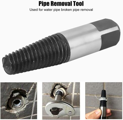 Jeanoko Pipe Remover Durable Cast Steel Repairing Tool for Plumbing G3/4-Inch Extractor HardtoDamage Design for Long Service Life in Saudi Arabia