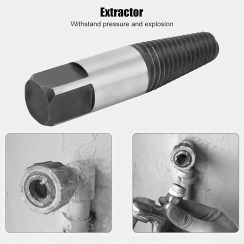 Jeanoko Pipe Remover Durable Cast Steel Repairing Tool for Plumbing G3/4-Inch Extractor HardtoDamage Design for Long Service Life in Saudi Arabia
