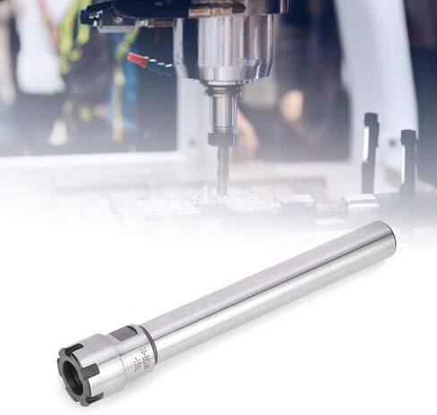 Straight Shank ER20M-150L CNC Milling Lathe Collet Chuck Holder High Precision Chrome Molybdenum Alloy Steel, for Deep Processing (C20) in Saudi Arabia