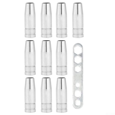 13PCS Conical Nozzle Welding Torch Accessories for 15AK 14AK MB14 MB15 MIG MAG Gas Shield Cup in Saudi Arabia