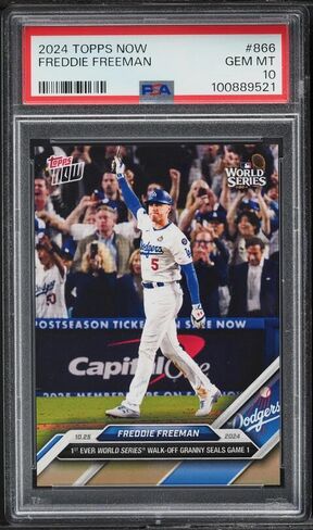 1x بطاقة بيسبول متدرجة عشوائية (Beckett أو PSA أو CGC) - الدرجة 8 أو أعلى in Kuwait