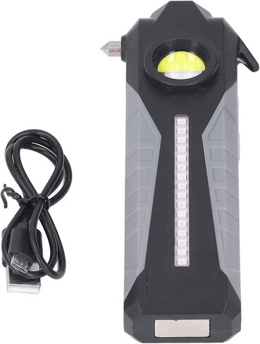 Gavigain LED ضوء العمل متعدد الوظائف سطوع عالي بطارية 1800 مللي أمبير في الساعة شحن USB ضوء عمل قابل لإعادة الشحن لإصلاح السيارات in Saudi Arabia