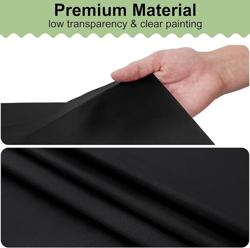 misaya 6 Packs Disposable Plastic Table Cloth, 54 x 108 Inch Waterproof Rectangle Tablecloth, Leakproof & Sturdy Decorative Table Covers for Picnic, Party and Outdoor, Black in Kuwait