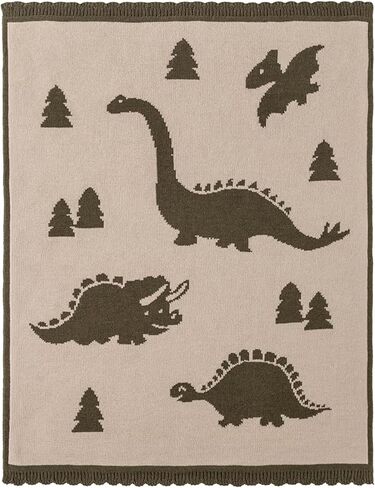 Berkshire Baby Blanket,Ultra-Plush Reversible Chenille Knit Toddler Blanket,Cute Pattern Nursery Crib Blanket,Ideal Baby Gift(30x40 Inches,Ribbon Bow White Pink) in Kuwait