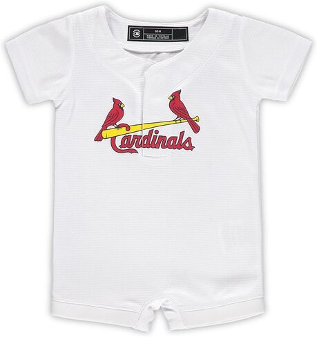 St. Louis Cardinals MLB White Newborn & Infants 0-24 Months Home Bodysuit Romper Jersey in Saudi Arabia