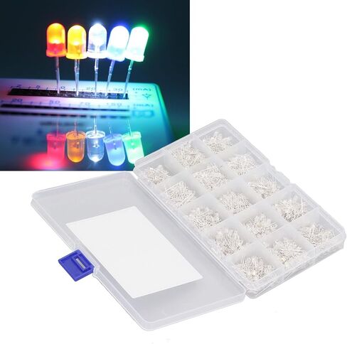 مجموعة الصمام الثنائي لإضاءة LED، كفاءة عالية، صمام ثنائي باعث للضوء LED مقاوم لدرجات الحرارة العالية، وضوح عالي وسطوع لمشروعات LED التي تصنعها بنفسك in Saudi Arabia