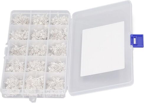 مجموعة الصمام الثنائي لإضاءة LED، كفاءة عالية، صمام ثنائي باعث للضوء LED مقاوم لدرجات الحرارة العالية، وضوح عالي وسطوع لمشروعات LED التي تصنعها بنفسك in Saudi Arabia