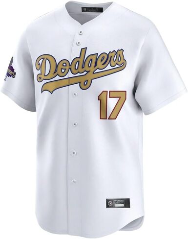 Outerstuff Shohei Ohtani Los Angeles Dodgers #17 MLB Kids Youth Boys 4-20 White 2025 Gold Collection Player Jersey in Saudi Arabia