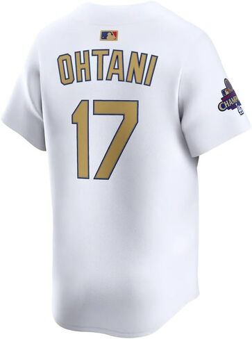 Outerstuff Shohei Ohtani Los Angeles Dodgers #17 MLB Kids Youth Boys 4-20 White 2025 Gold Collection Player Jersey in Saudi Arabia