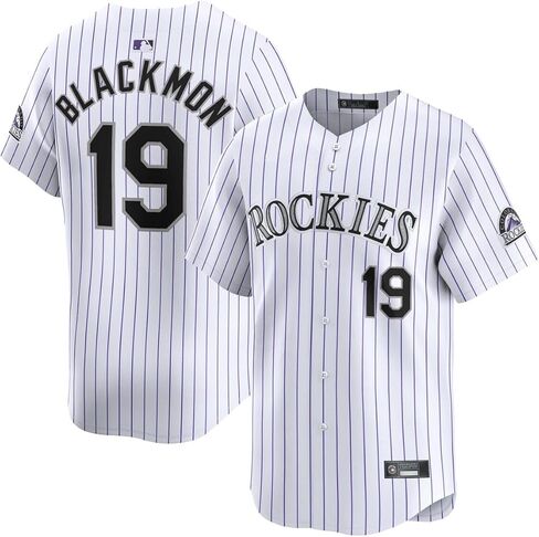 قميص Outerstuff Charlie Blackmon Colorado Rockies #19 مقاس شبابي محدود للاعبي المنزل in Saudi Arabia