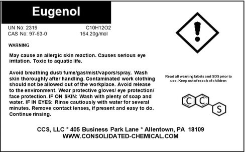 الأوجينول (زيت القرنفل) مركب ذو رائحة قوية عالية النقاء - 15 مل (0.5 أونصة سائلة) in Kuwait