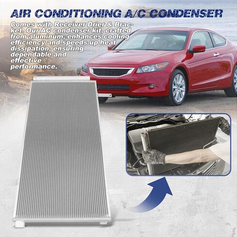 تكييف الهواء مكثف A/C متوافق مع Jeep Wrangler 2018-2021 Gladiator 2020-2021# 30132 ، CN30132PFC ، 68314789AA ، 68314789AB ، 68314789AC in Kuwait