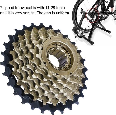 عجلة حرة 7 سرعات Bicycl-e، 14-16-18-20-22-24-28T عجلة حرة لركوب الدراجات، قطعة بديلة من الفولاذ المقاوم للصدأ على الطرق الجبلية Bicycl-e in Kuwait